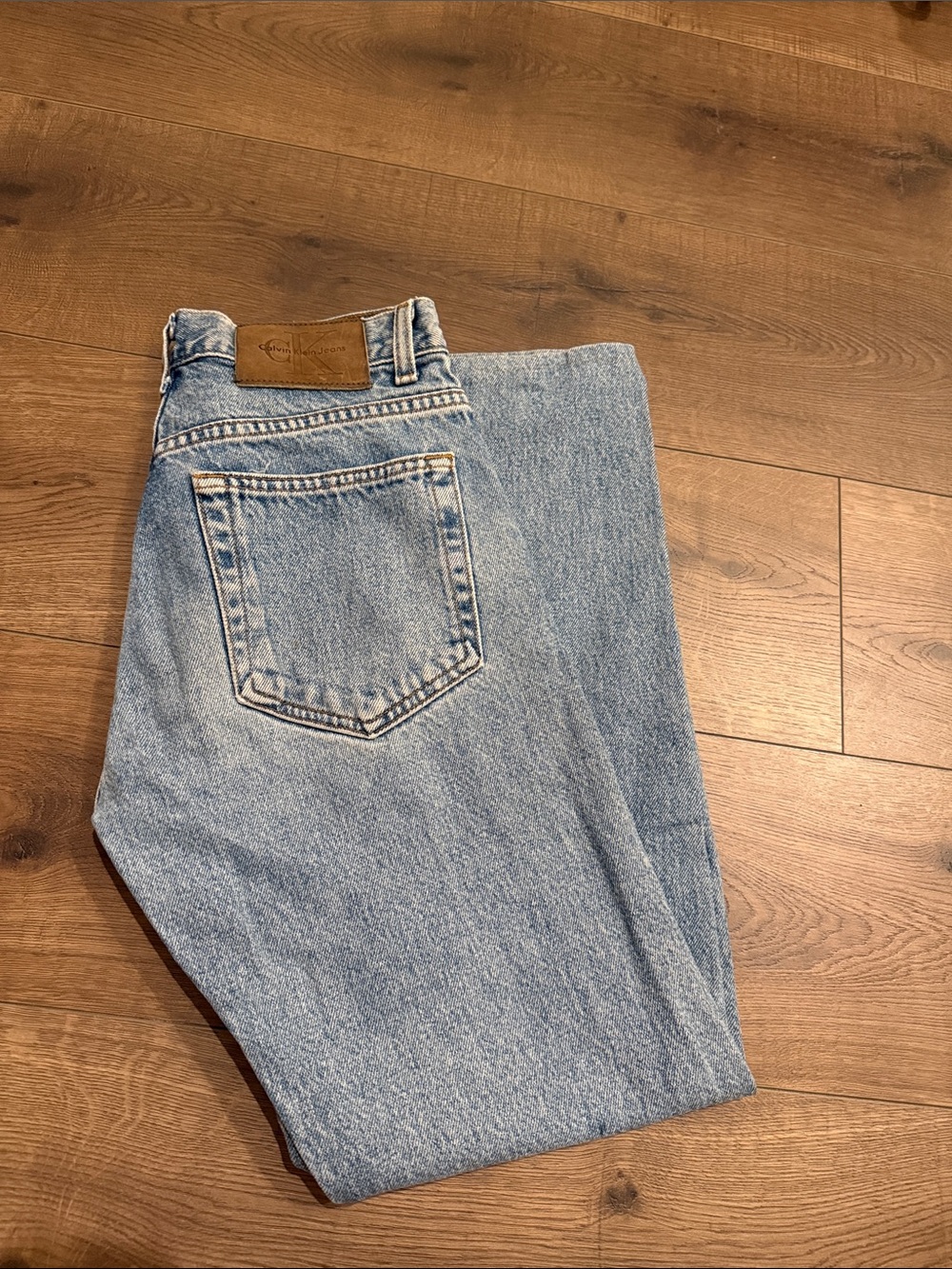 Calvin Klein Light Blue Straight Women's Jeans